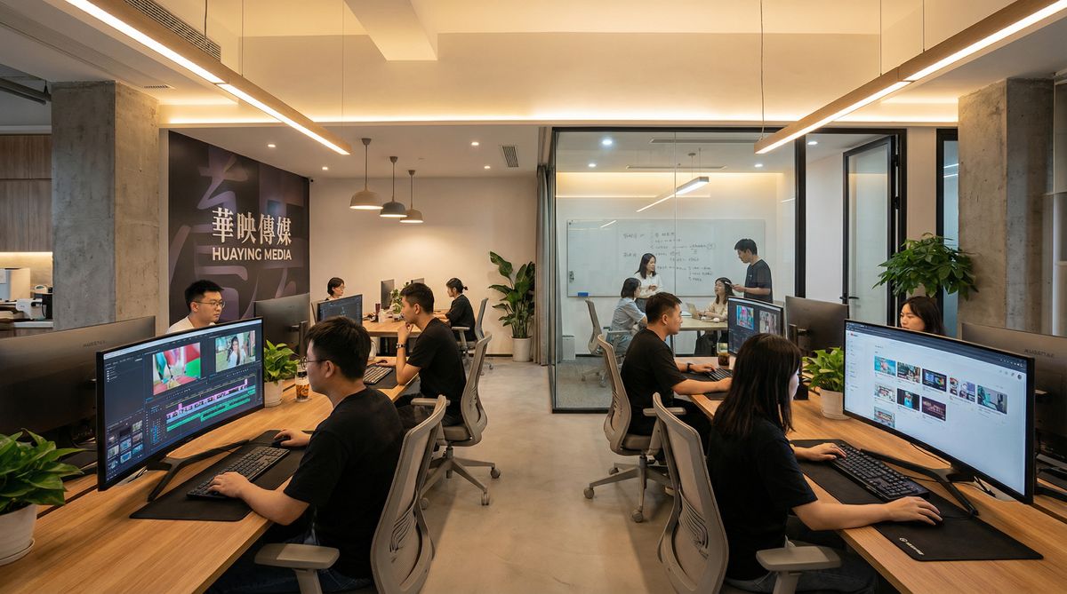 《瞒着丈夫加班的hr》演员 - 公司办公环境